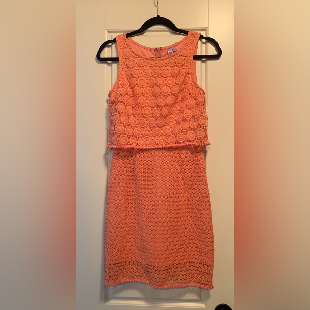 Alya Peach Dress Size: S